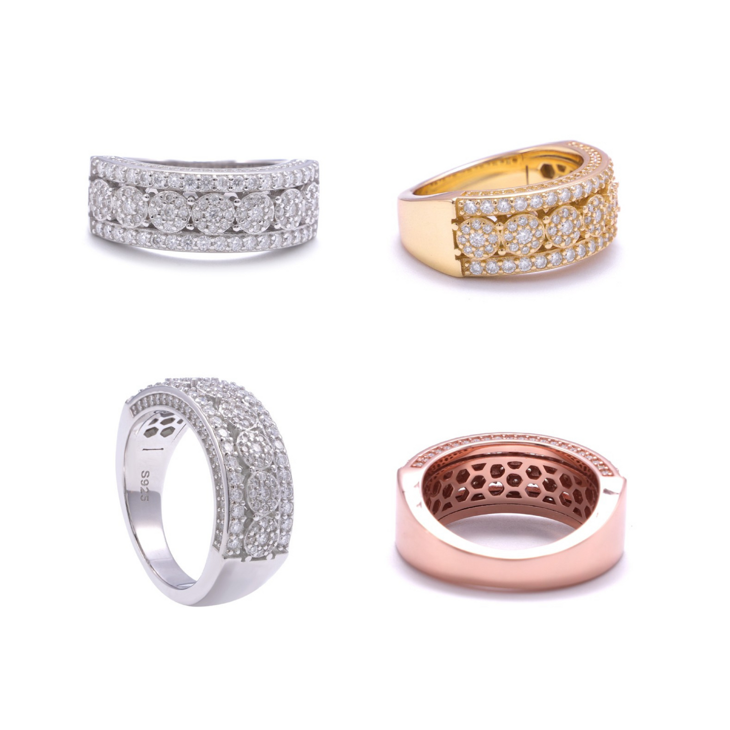 VVS Moissanite Iced Out Ring