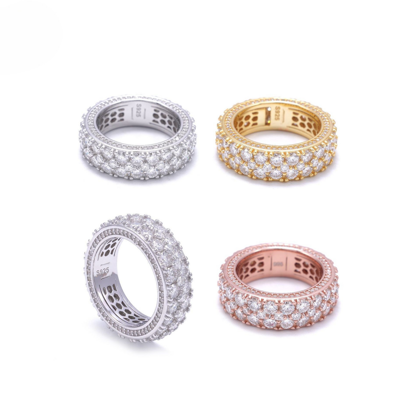 VVS Moissanite Pavé Ring