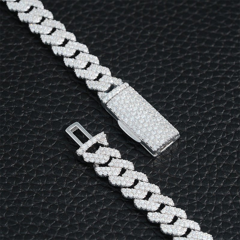 VVS MOISSANITE CUBAN CHAIN (ALL SIZES)