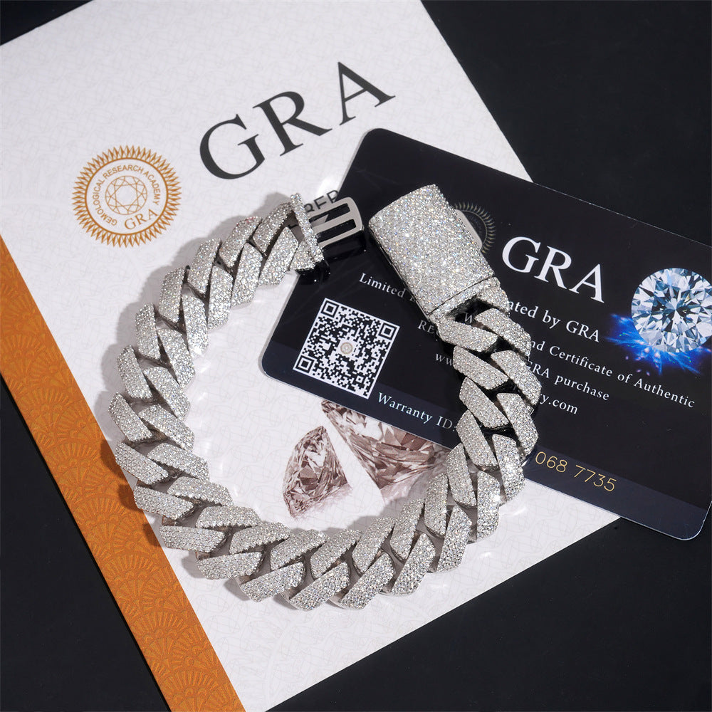 VVS MOISSANITE CUBAN CHAIN (ALL SIZES)