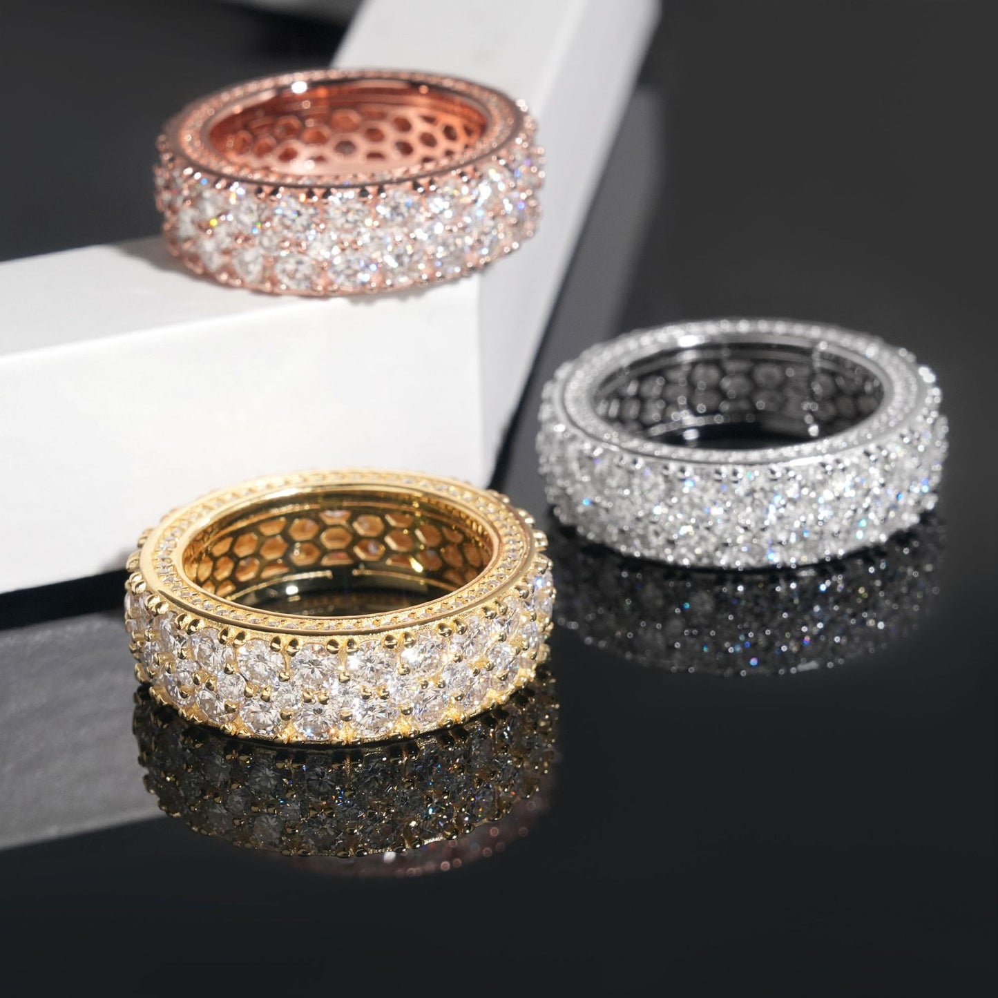 VVS Moissanite Pavé Ring