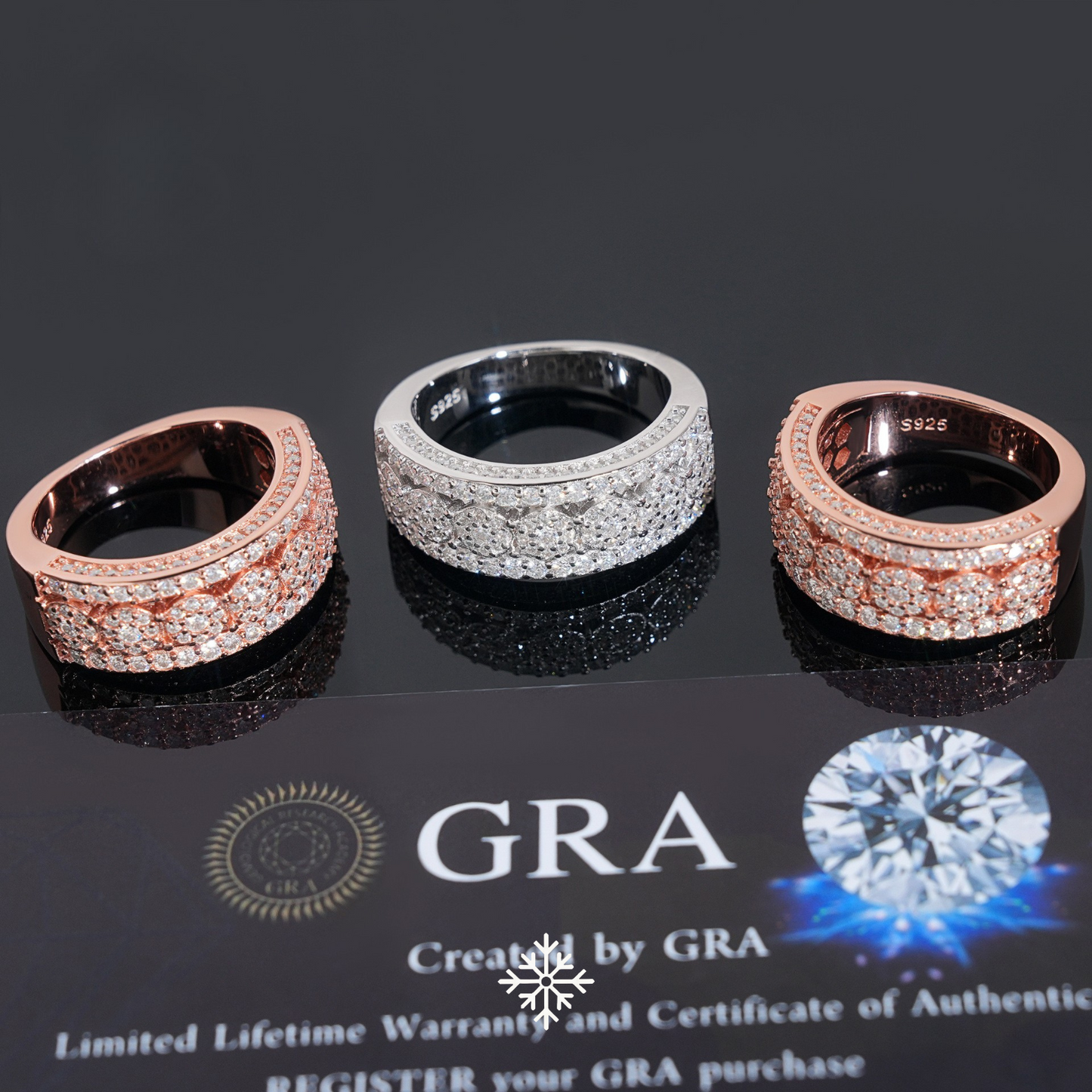 VVS Moissanite Iced Out Ring