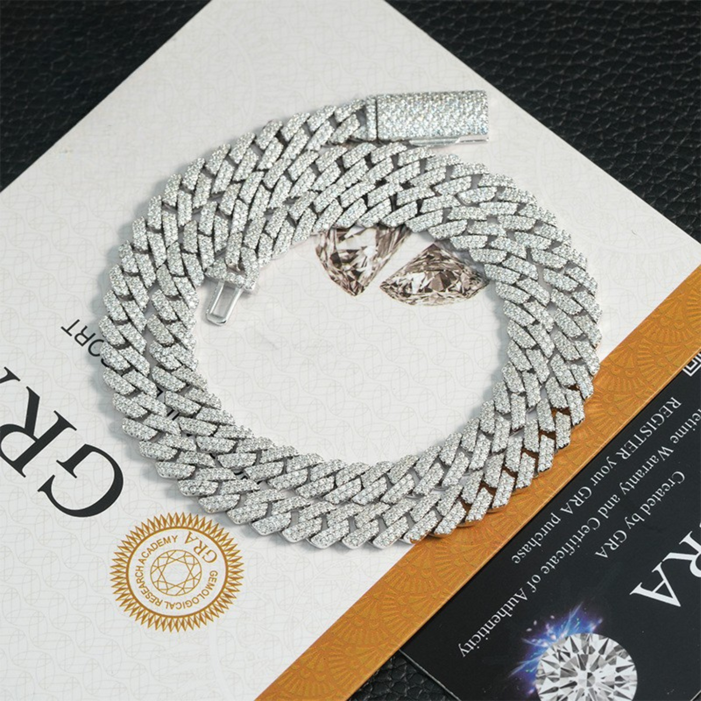 VVS MOISSANITE CUBAN CHAIN (ALL SIZES)