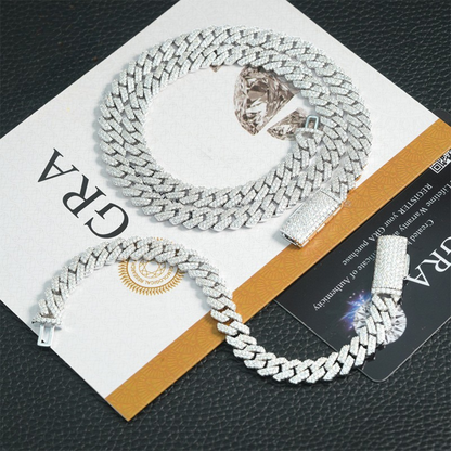 VVS MOISSANITE CUBAN CHAIN (ALL SIZES)