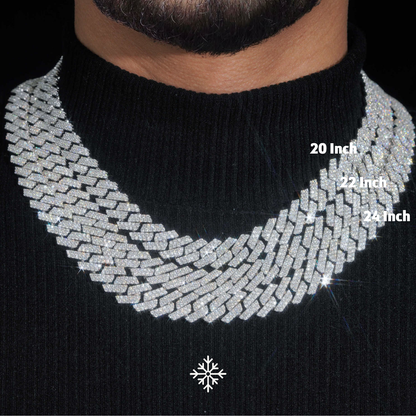 VVS MOISSANITE CUBAN CHAIN (ALL SIZES)