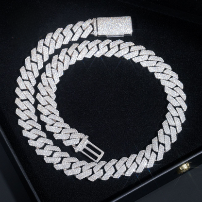 VVS MOISSANITE CUBAN BRACELET (ALL SIZES)
