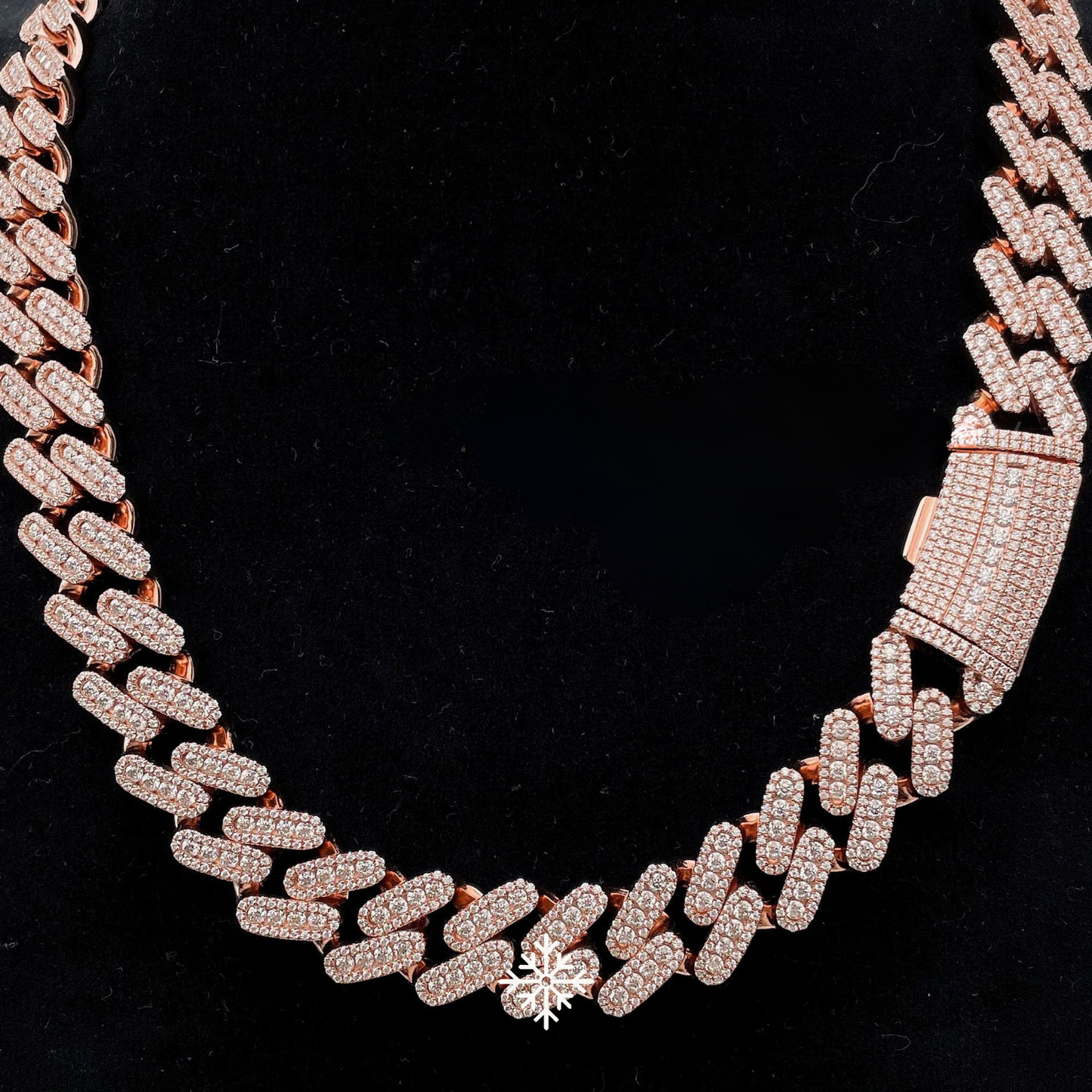 VVS MOISSANITE PRONG CUBAN CHAIN/BRACELET