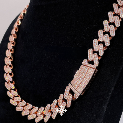 VVS MOISSANITE PRONG CUBAN CHAIN/BRACELET