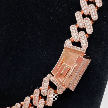 VVS MOISSANITE PRONG CUBAN CHAIN/BRACELET