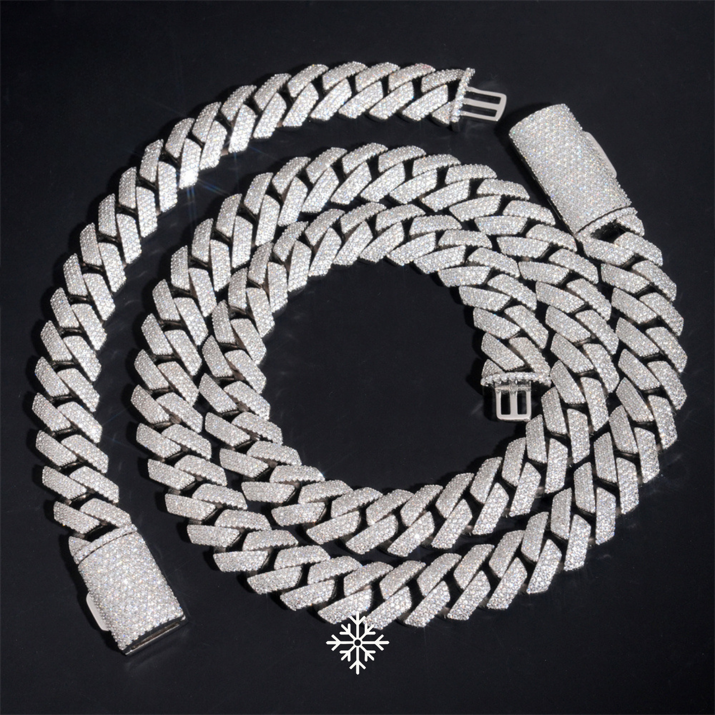 VVS MOISSANITE CUBAN BRACELET (ALL SIZES)