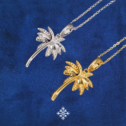 VVS MOISSANITE COCONUT TREE PENDANT