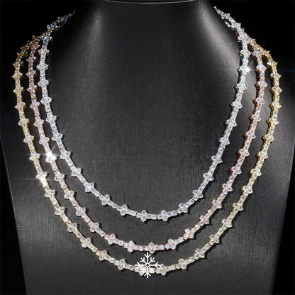 VVS MOISSANITE CROSS TENNIS CHAIN/BRACELET