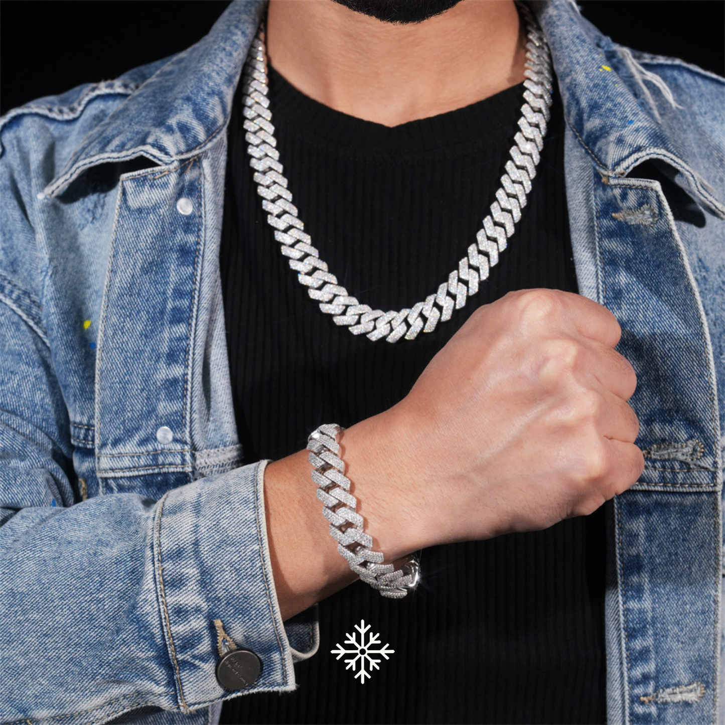 VVS MOISSANITE CUBAN BRACELET (ALL SIZES)