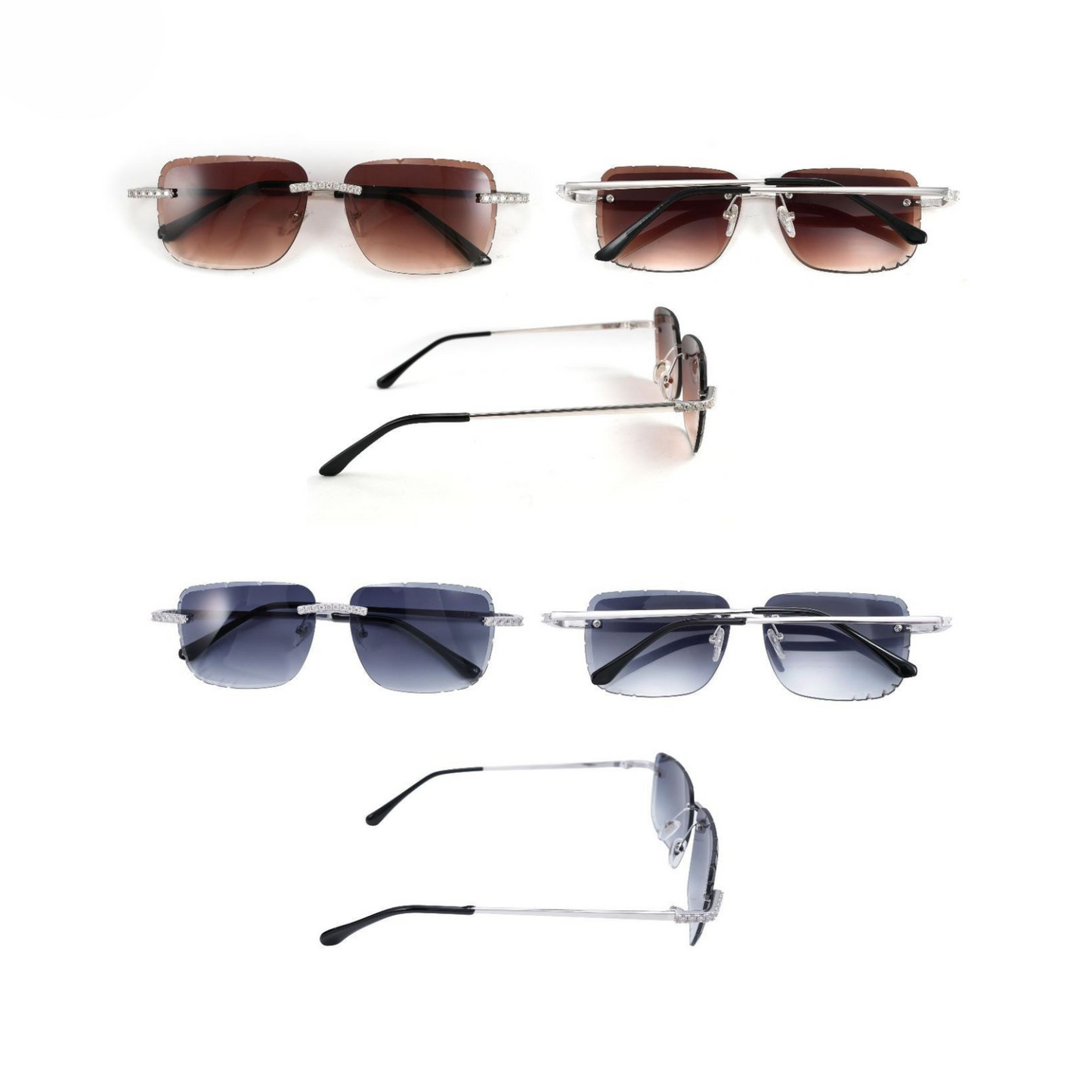 VVS Moissanite Rimless Glasses