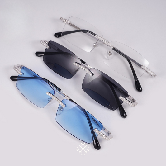 VVS Moissanite Rimless Glasses