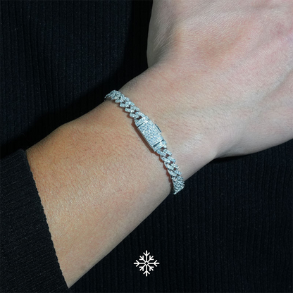 VVS MOISSANITE CUBAN BRACELET (ALL SIZES)