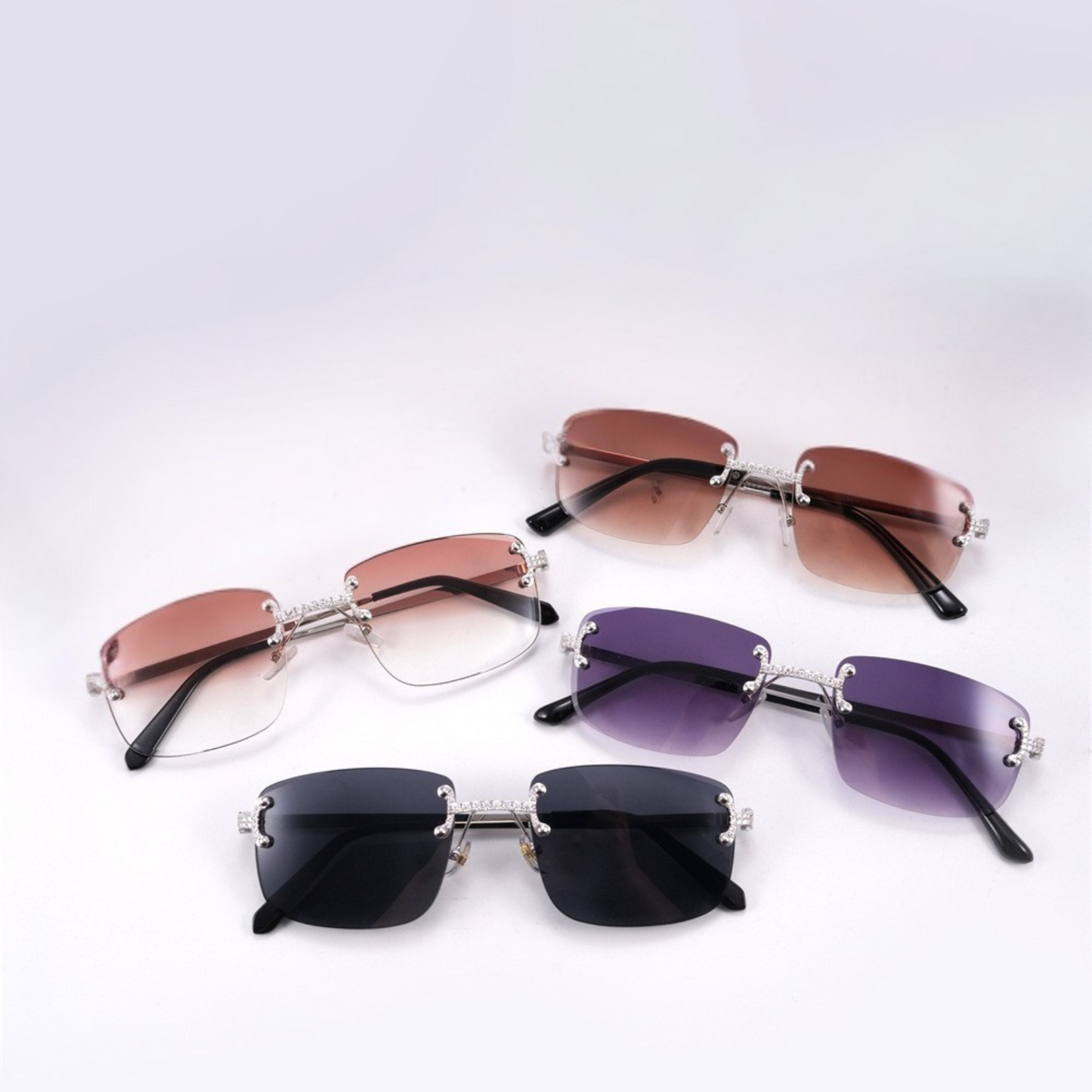 VVS Moissanite Rimless Glasses