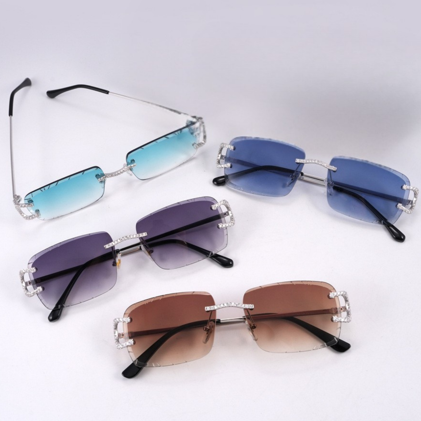 VVS Moissanite Rimless Glasses