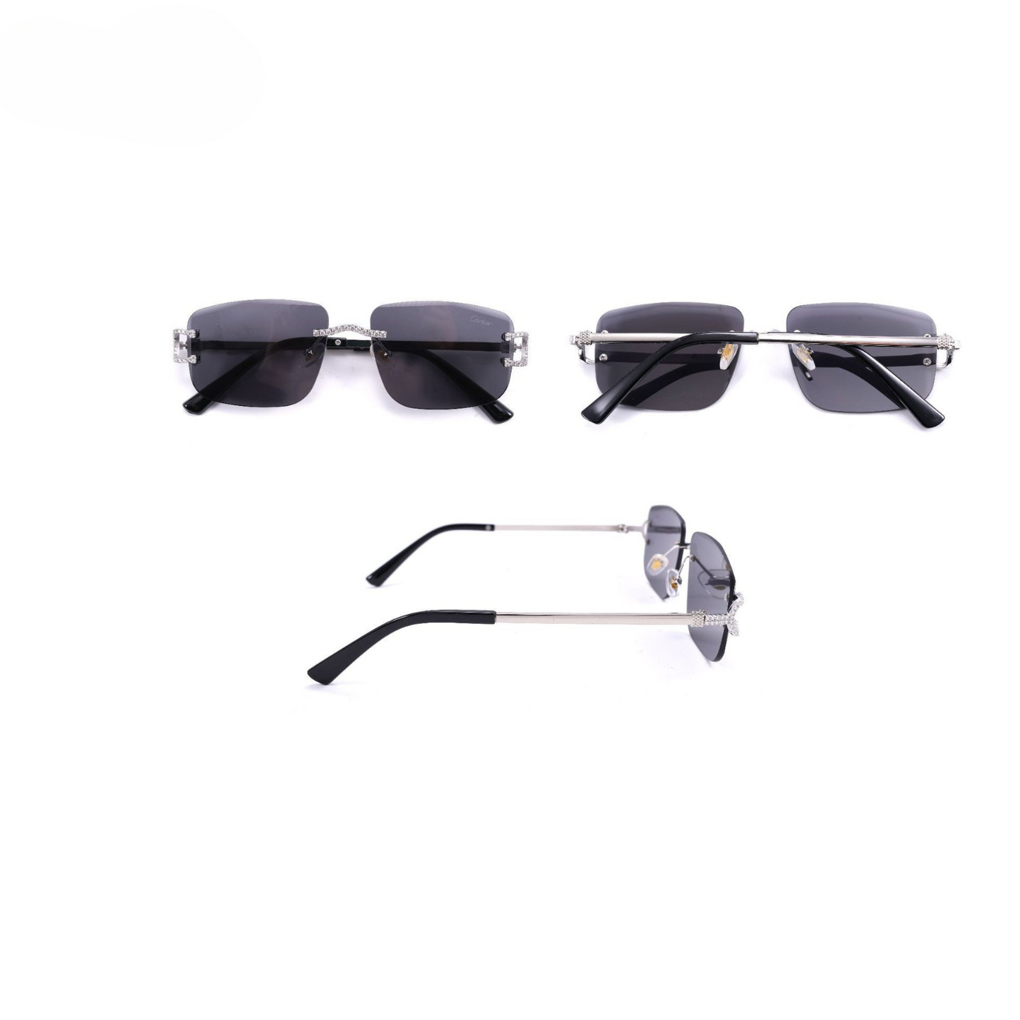 VVS Moissanite Rimless Glasses
