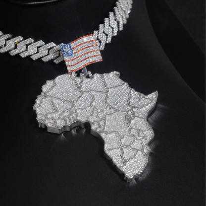 VVS Moissanite Afro American Pride Pieace
