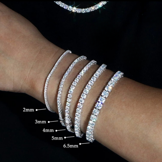 VVS MOISSANITE TENNIS BRACELET (ALL SIZES)