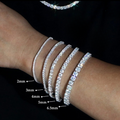 Moissanite Tennis Bracelet (All Sizes)