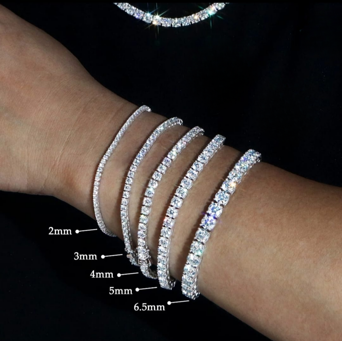 Moissanite Tennis Bracelet (All Sizes)