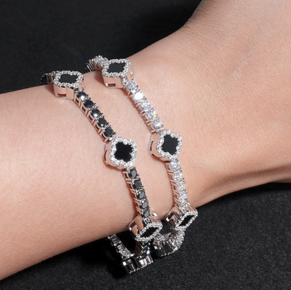 VVS Moissanite Four Leaf Clover Chain/Bracelet