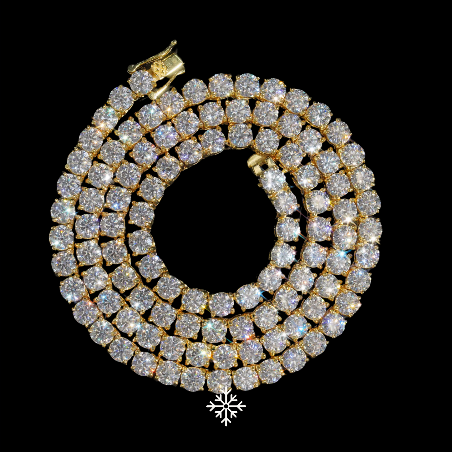 VVS MOISSANITE TENNIS CHAIN (ALL SIZES)