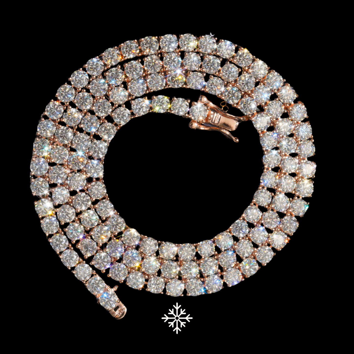 VVS MOISSANITE TENNIS CHAIN (ALL SIZES)