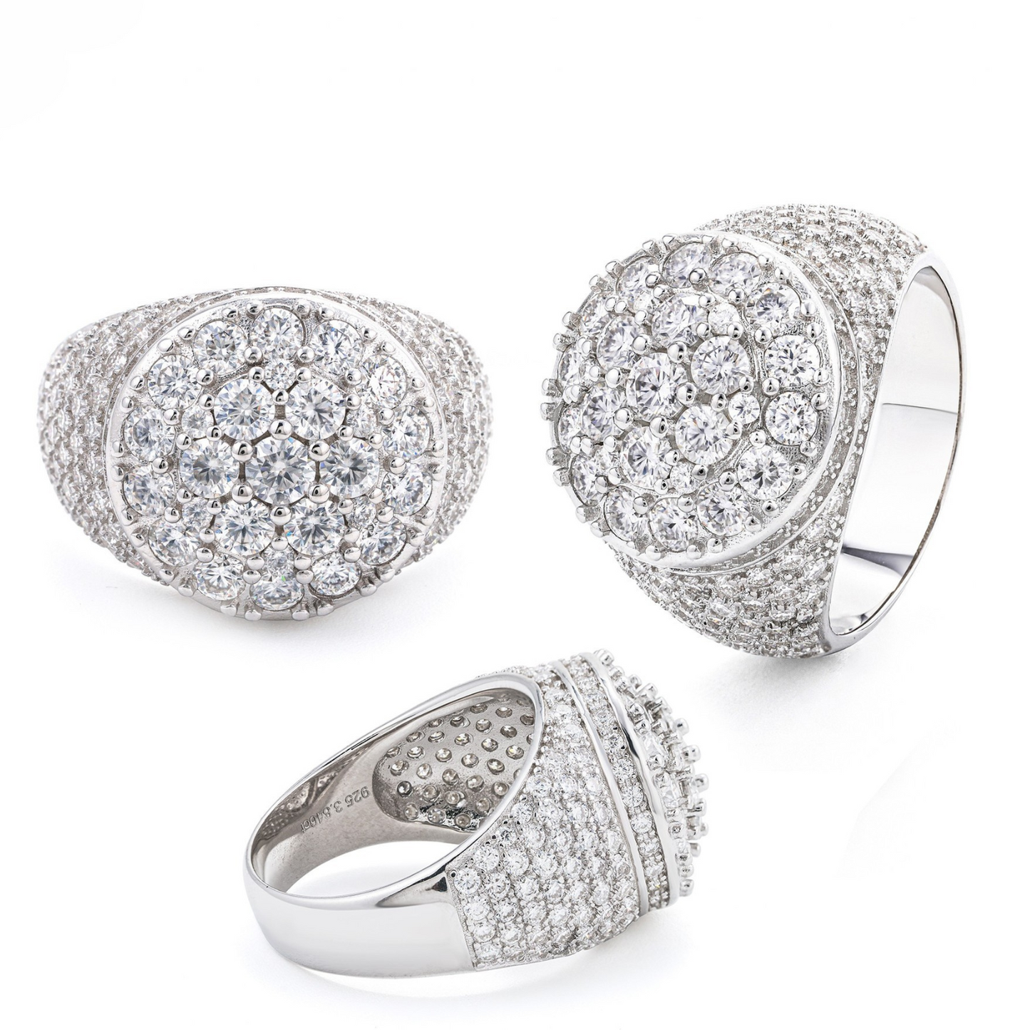 VVS Moissanite Pavé Ring