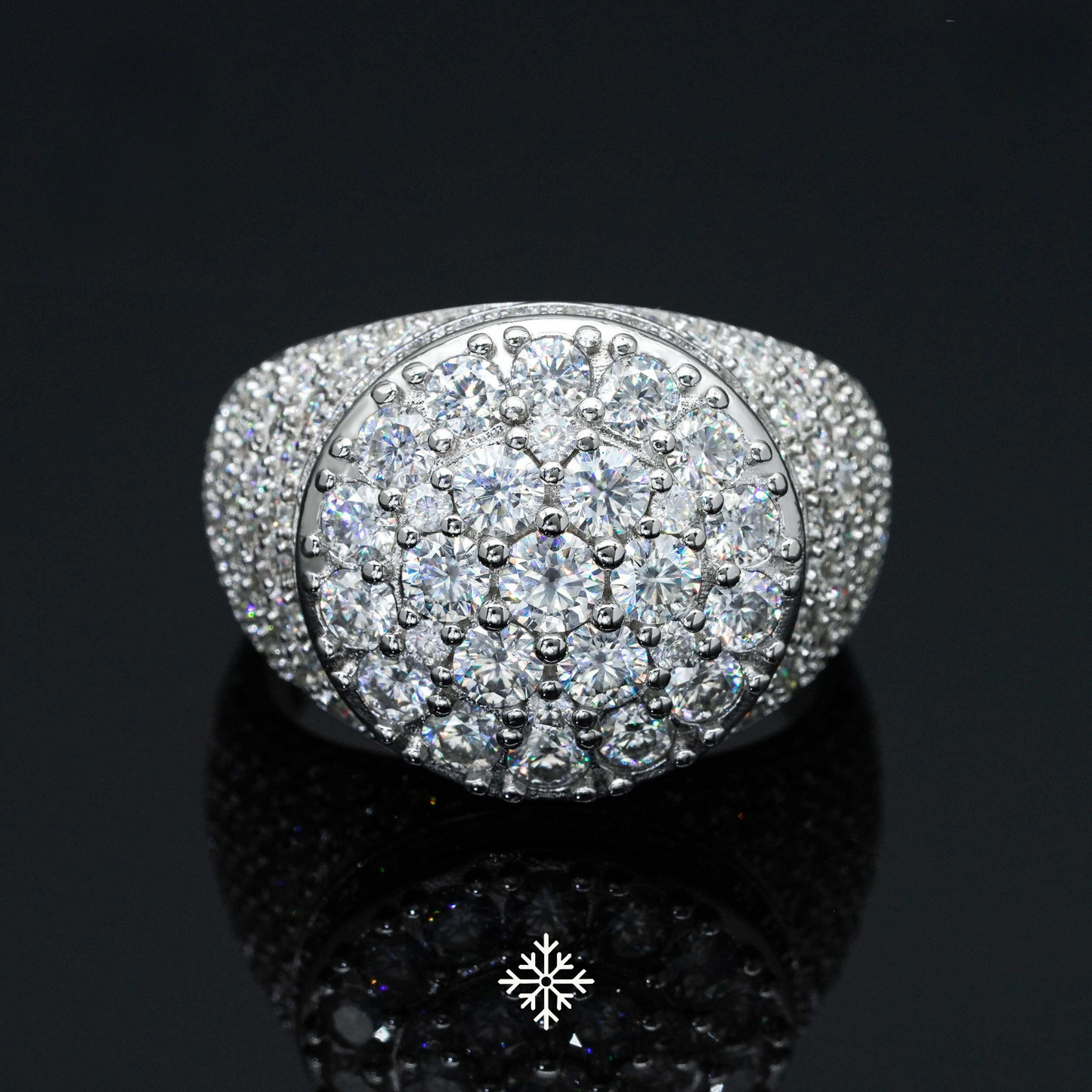 VVS Moissanite Pavé Ring