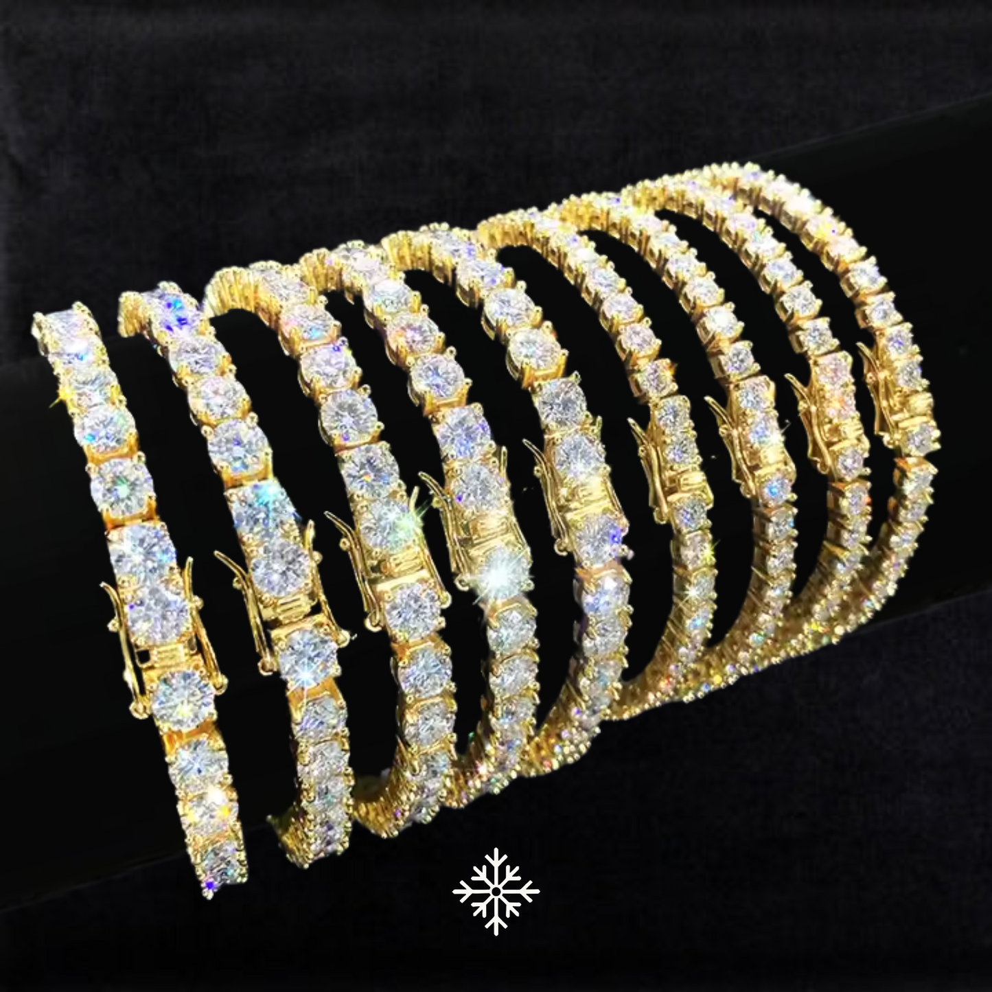 VVS MOISSANITE TENNIS BRACELET (ALL SIZES)