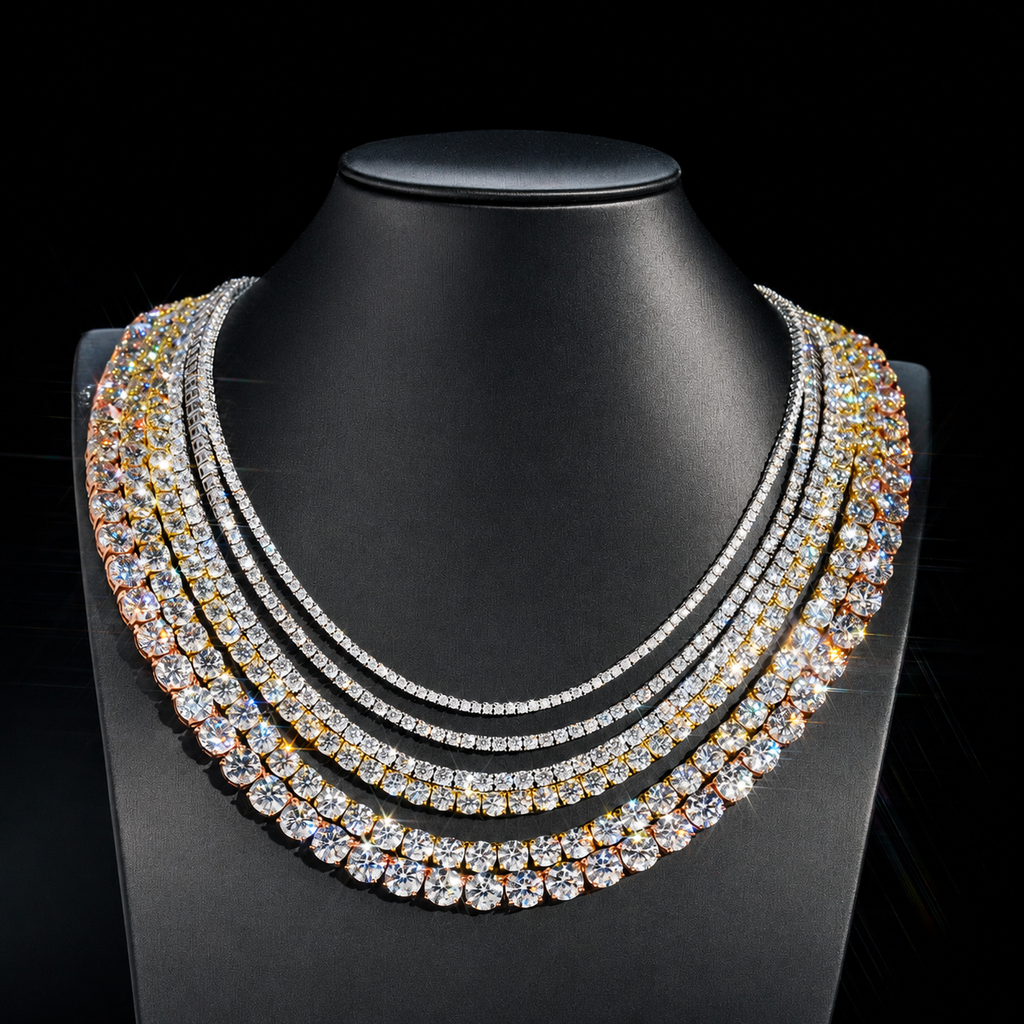 VVS Moissanite Tennis Chain (All Sizes)