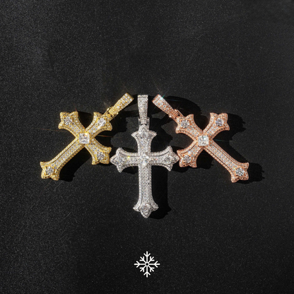 VVS Moissanite Cross Pendant