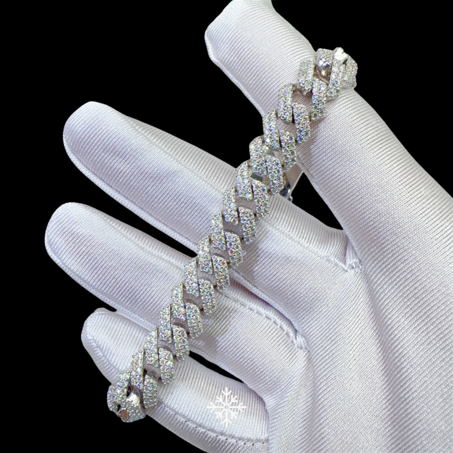 VVS MOISSANITE CUBAN BRACELET (ALL SIZES)