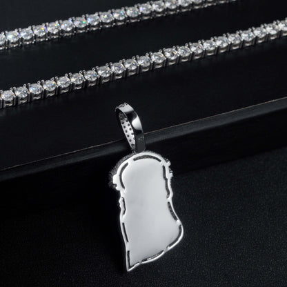 VVS Moissanite Jesus Piece
