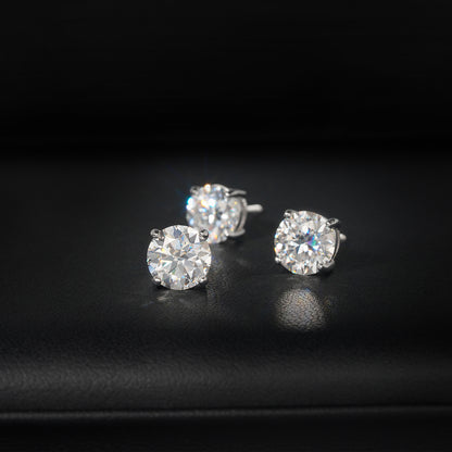 VVS Moisaanite  Stud Earrings