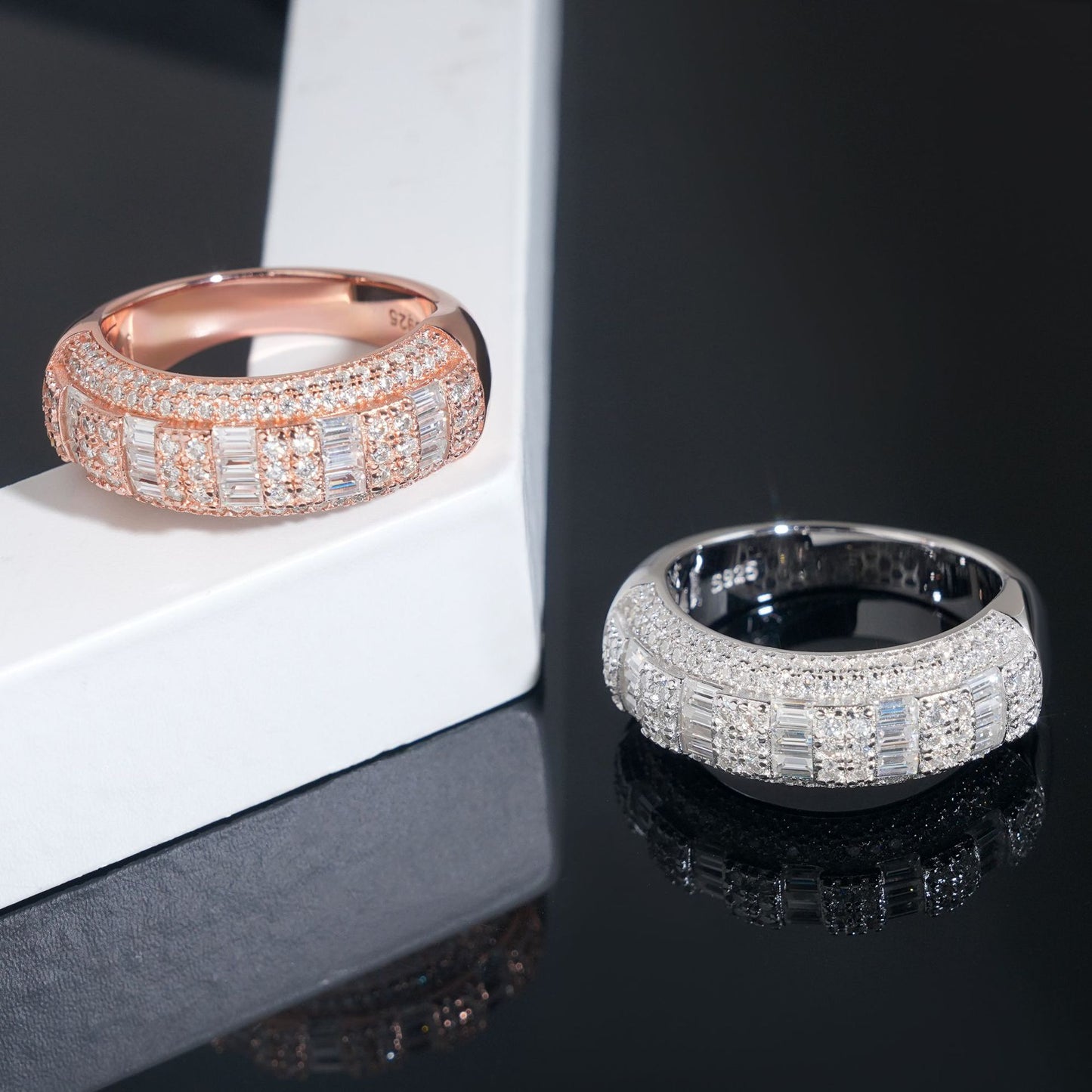 VVS MOISSANITE ICED OUT RING