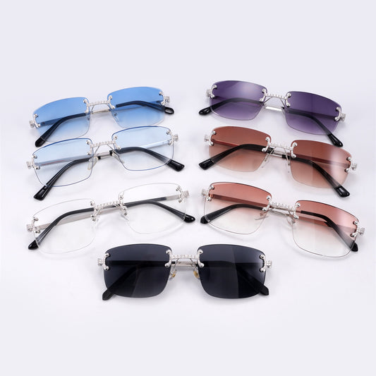 VVS Moissanite Rimless Glasses