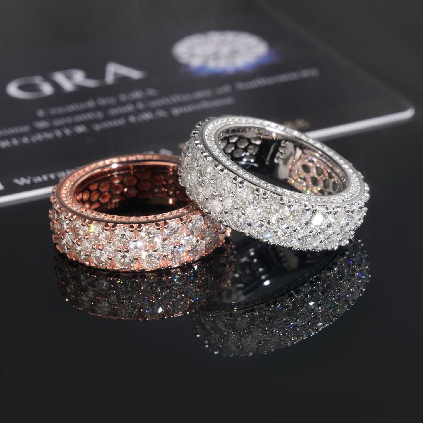 VVS Moissanite Pavé Ring