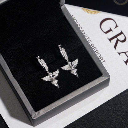VVS Moissanite Angel Earrings