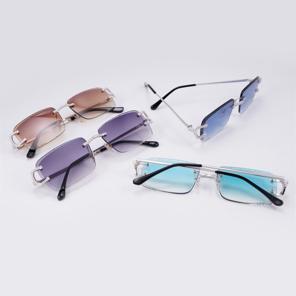 VVS Moissanite Rimless Glasses