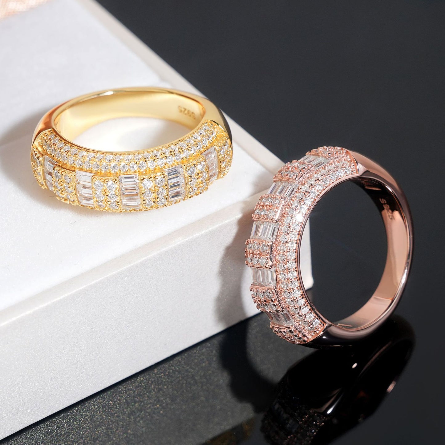 VVS MOISSANITE ICED OUT RING