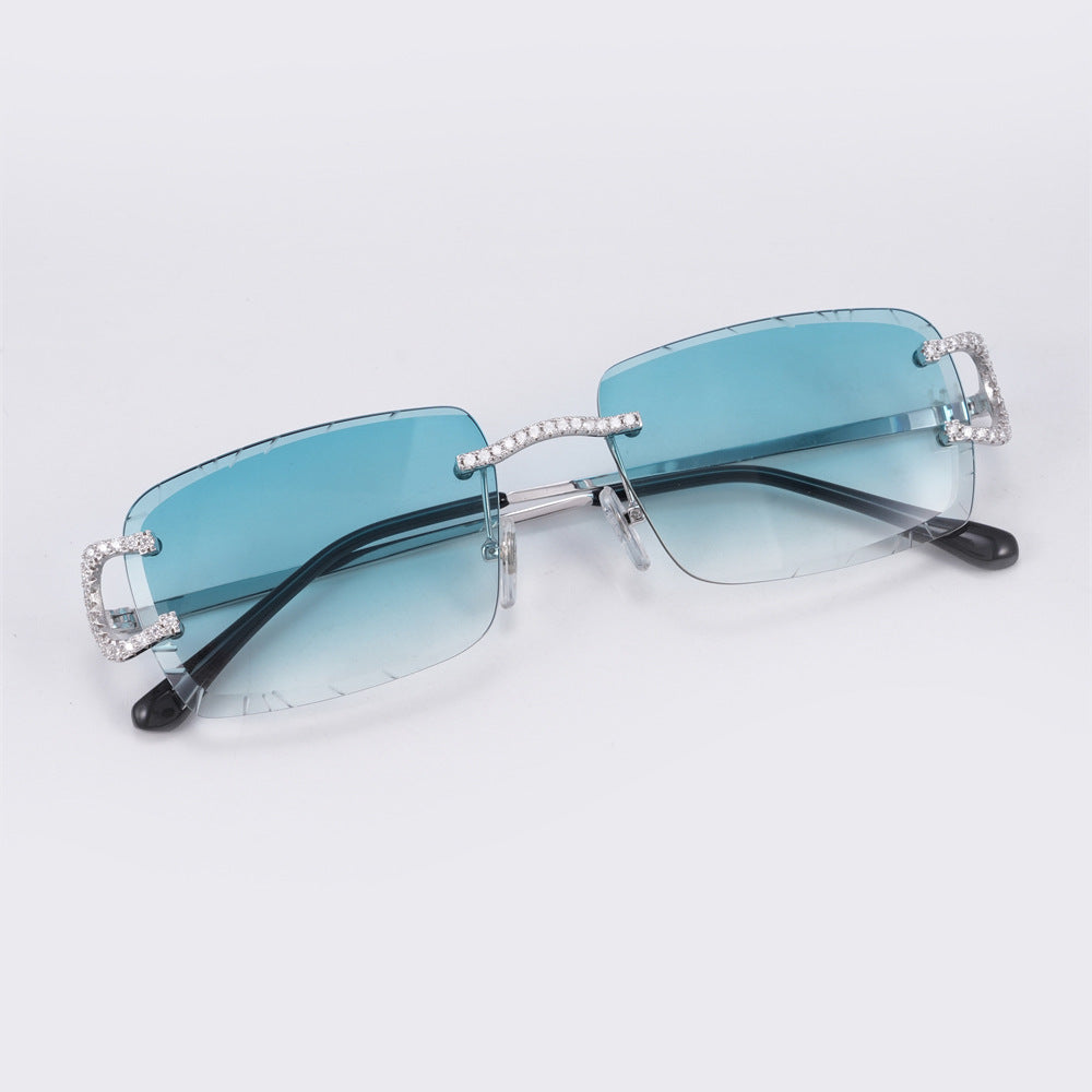 VVS Moissanite Rimless Glasses