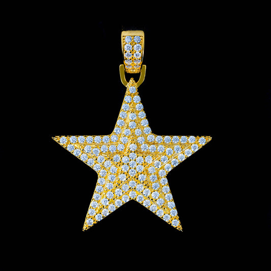 VVS MOISSANITE STAR PENDANT