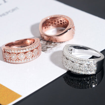VVS Moissanite Iced Out Ring