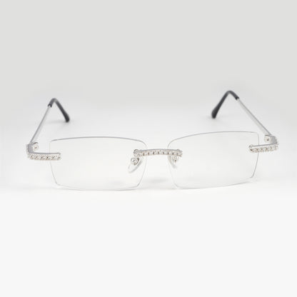 VVS Moissanite Rimless Glasses