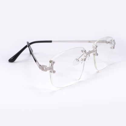 VVS Moissanite Rimless Glasses
