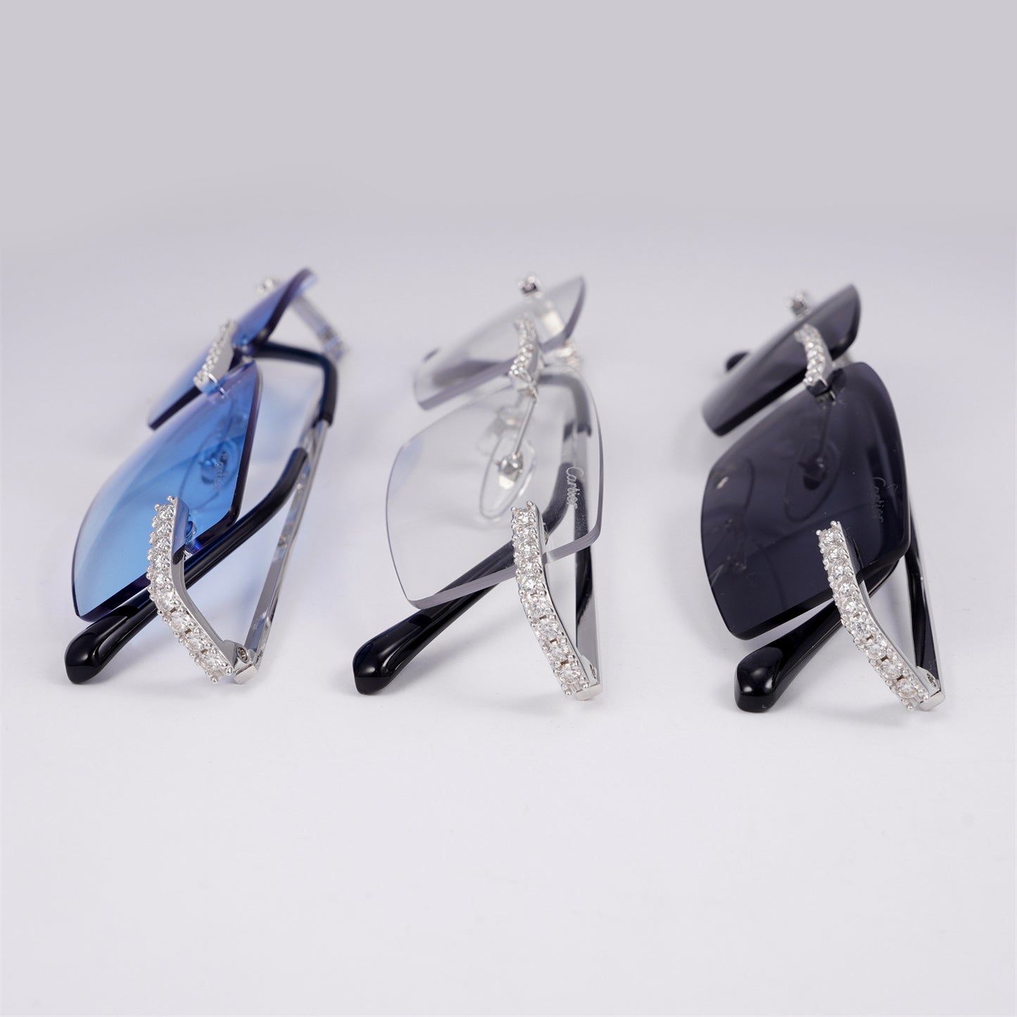 VVS Moissanite Rimless Glasses